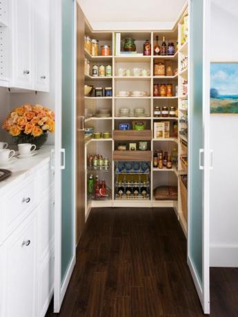 Намиране на подходящата килера за вашата кухня: стилове, размери и методи за съхранение