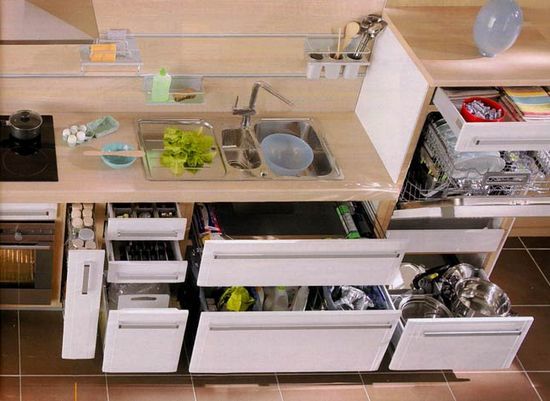 Организирането на реда в шкафовете и използването на различни устройства значително ще опрости работата.