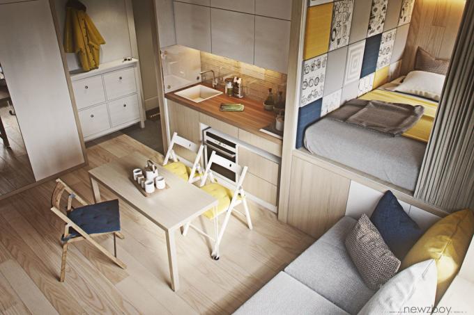 Да живееш в малък апартамент: 7 дизайнерски съвети