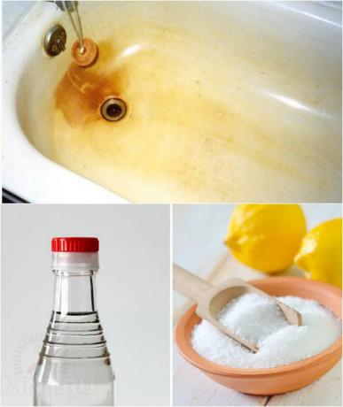Един ефективен начин за почистване на баня и мивка от депозита и ръждата.