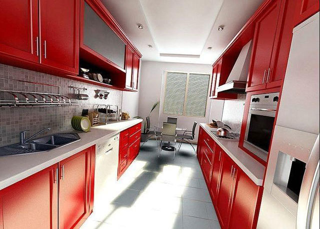 Дизайн на тясна кухня (41 снимки): видео инструкции за декориране на интериора на дълга малка стая със собствените си ръце, цена, снимка