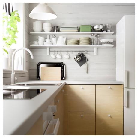 Кухненски шкафове Ikea (36 снимки): видео инструкции за инсталиране на стенни шкафове със собствените си ръце, размери, цена, снимка