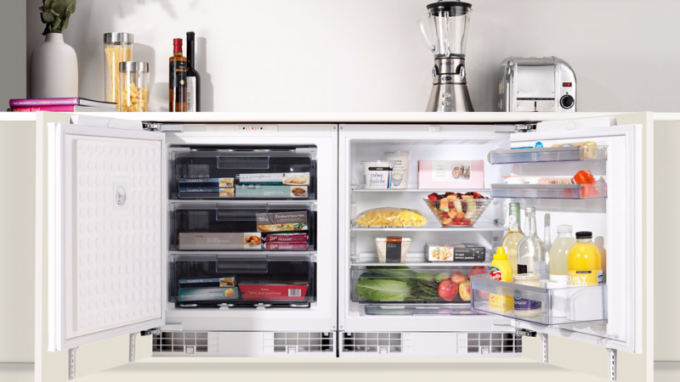 Хладилник за малка кухня: 6 възможности за монтаж