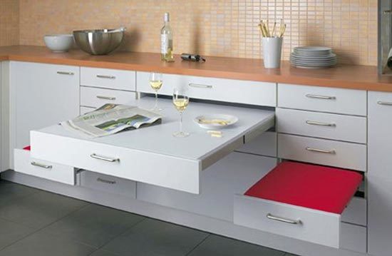 дизайн на кухненски мебели за малка кухня