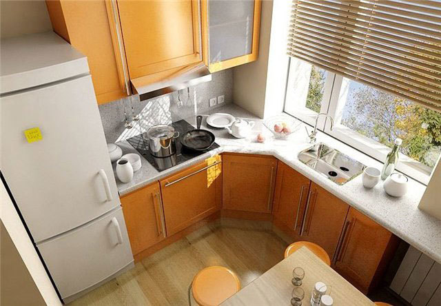 кухненски мебели за малки кухни