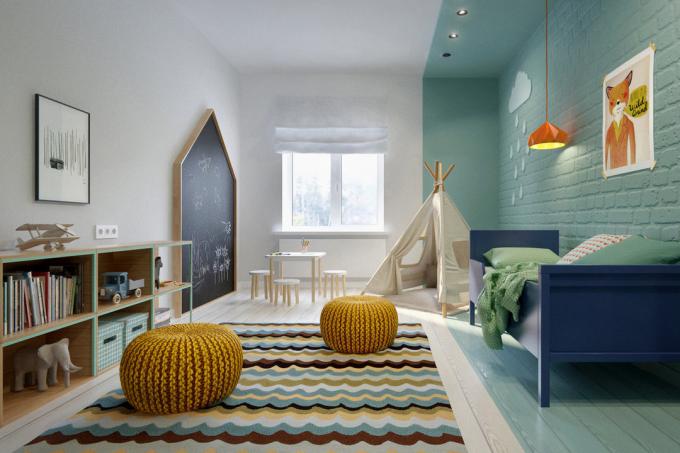 Боядисайте стените в малък апартамент: 13 идеи от дизайнери