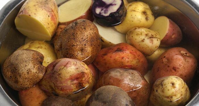 Опитайте по време на смесването да се смесват различни сортове картофи.
