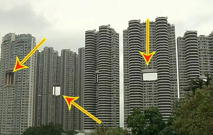 Защо натрупване в Хонконг "дупки" небостъргачи