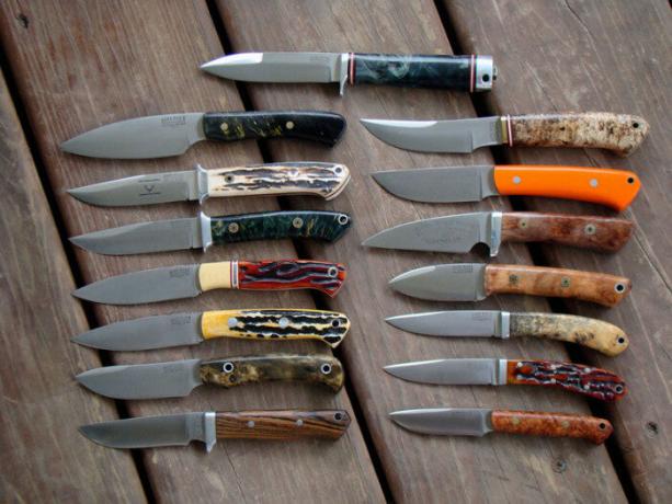 Различни ножове за различни задачи.