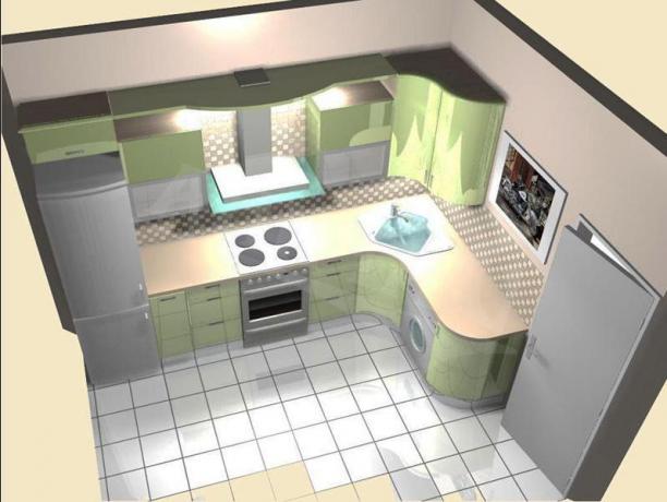 Кухненски дизайн 2 на 3 метра (51 снимки): как да го направите сами, инструкции, фото и видео уроци