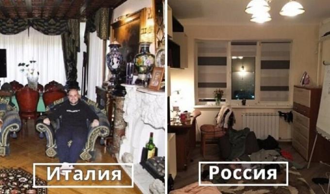  Условията на живот на бакалаври в различни краища на света.