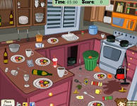 Все още от видеоиграта за деца "Почистете кухнята"