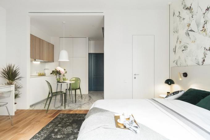 Интериорът на седмицата: уютен малък апартамент от 28 квадратни метра